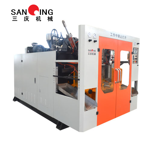 Double-station Semi-automatic Factory Real Shot Blow Molding Machine Production Work